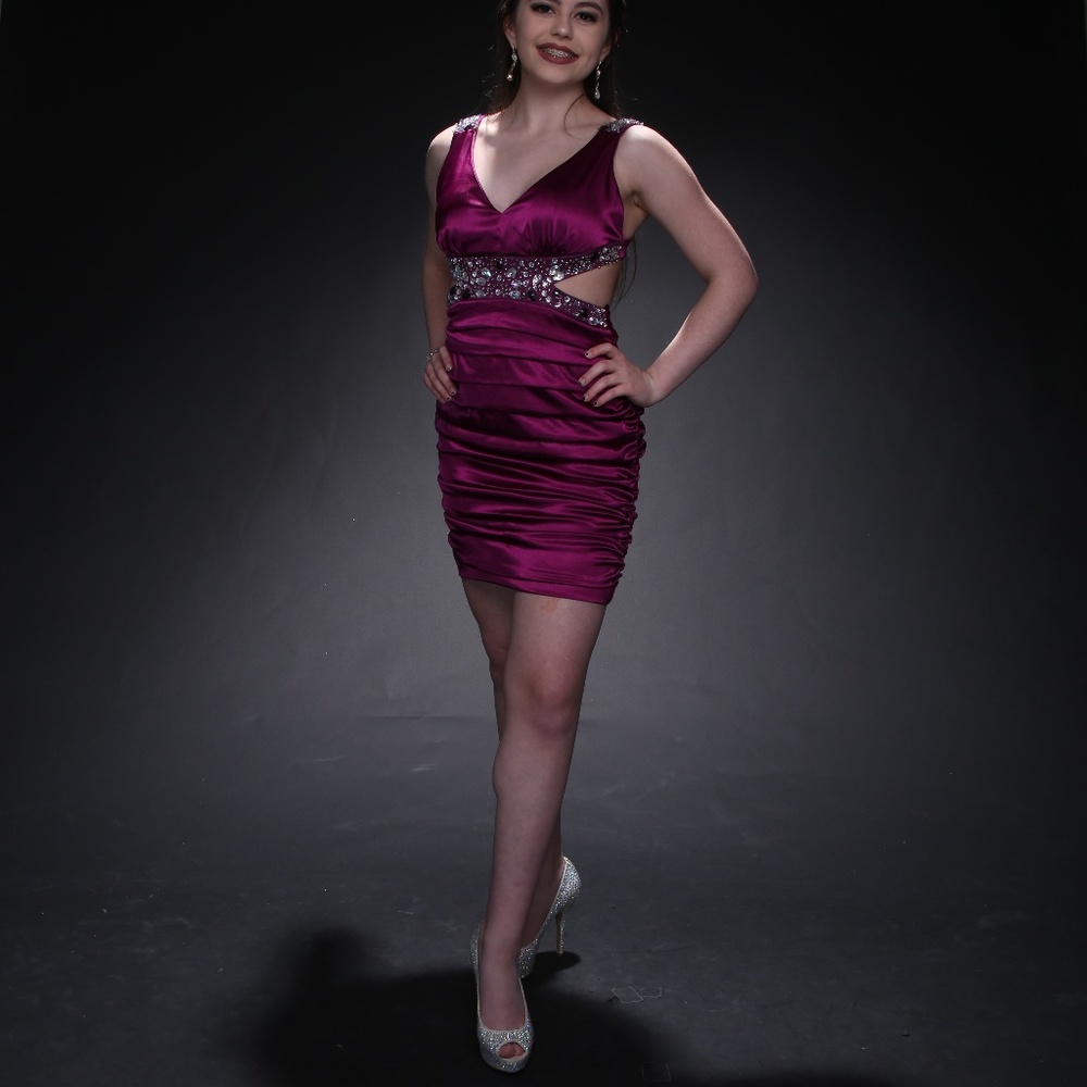 City Triangles Pink Mini Dress